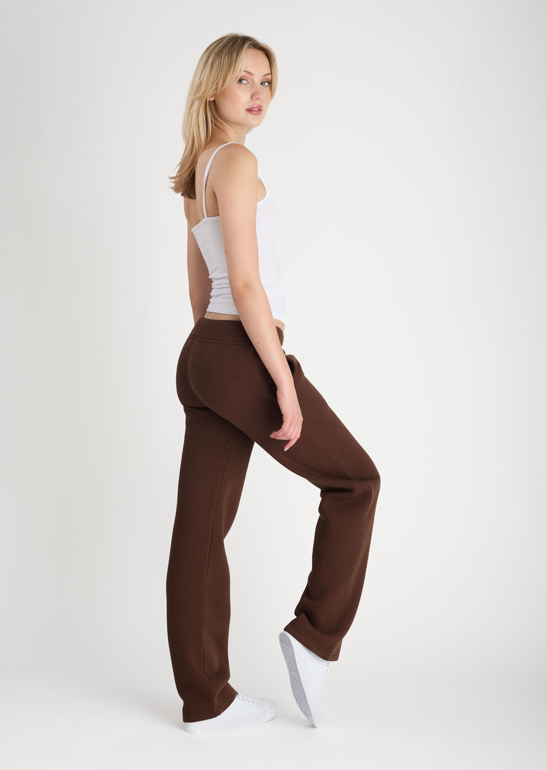 Sweatpant Girl Straight Leg Espresso