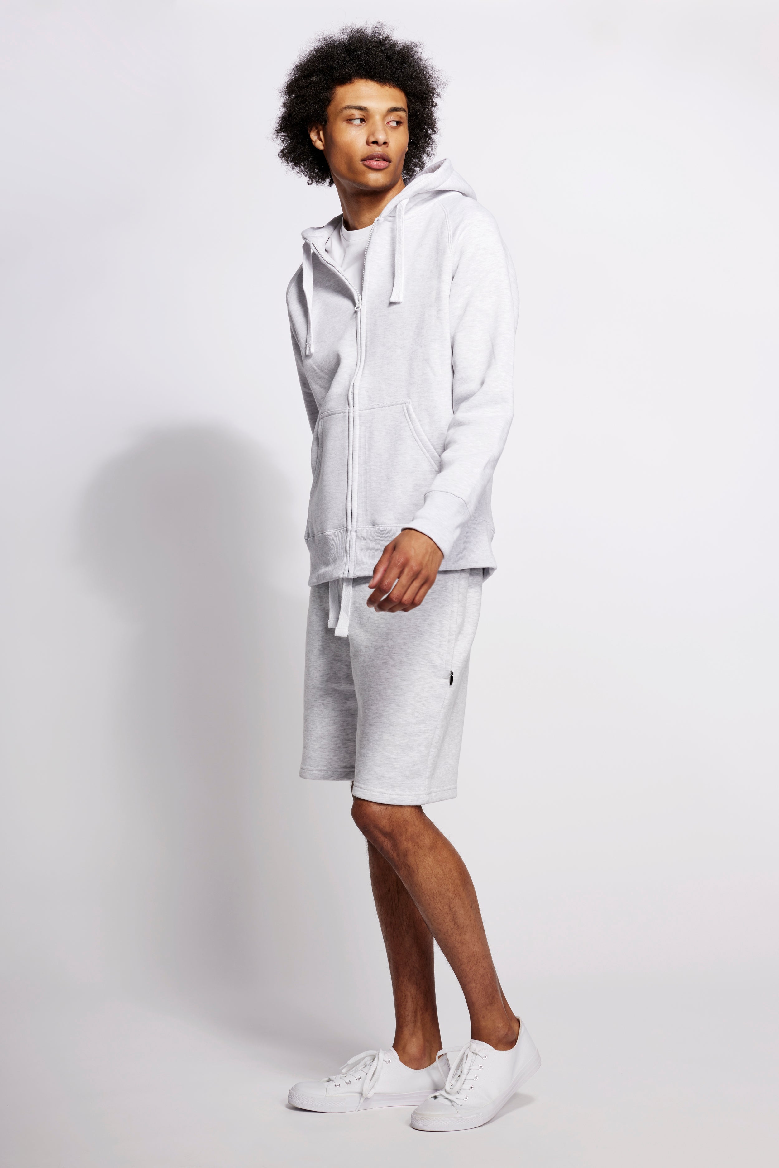 Hoodzip Unisex Original Light Grey