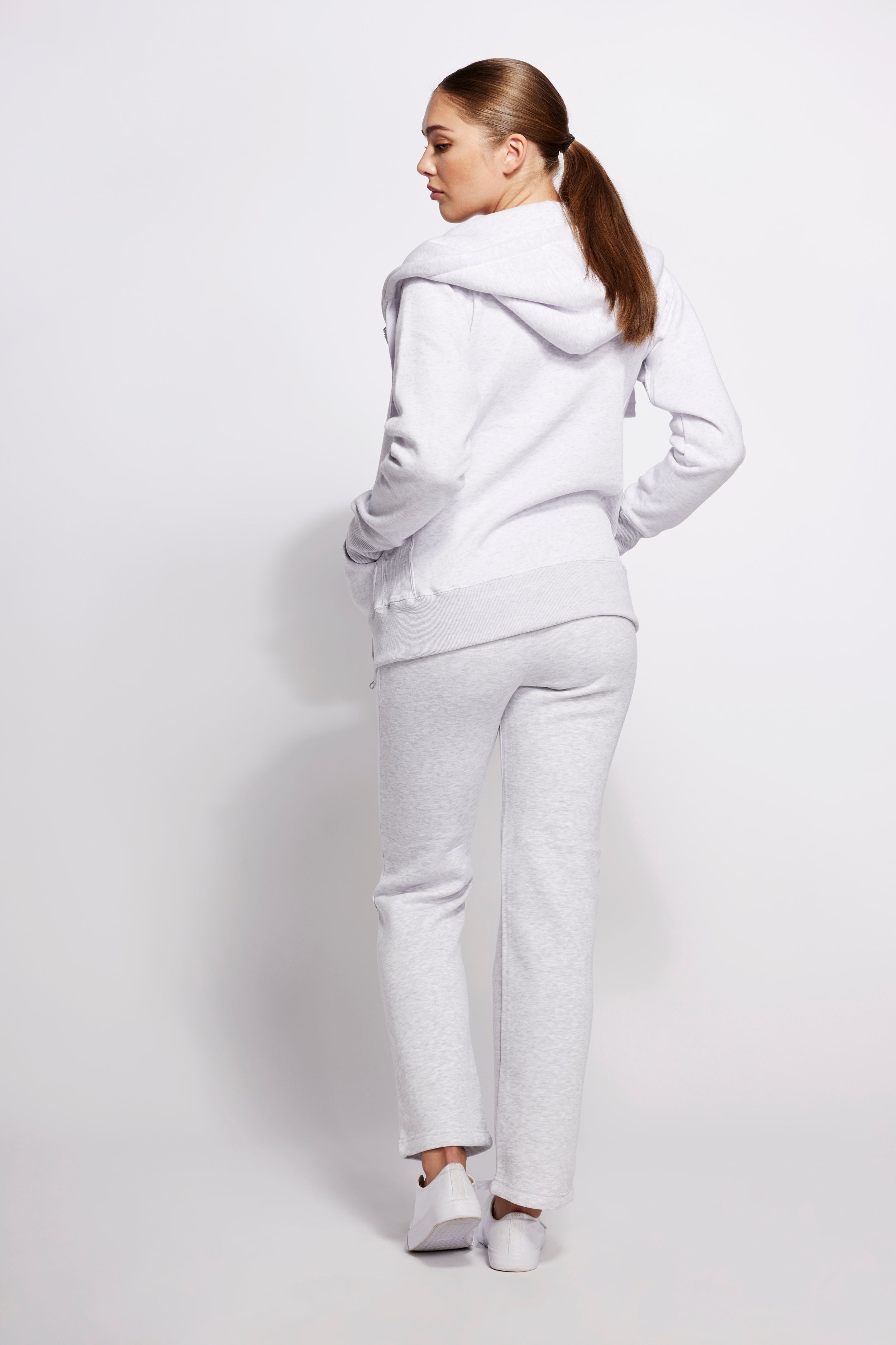 Sweatpant girl Straight Leg Light grey