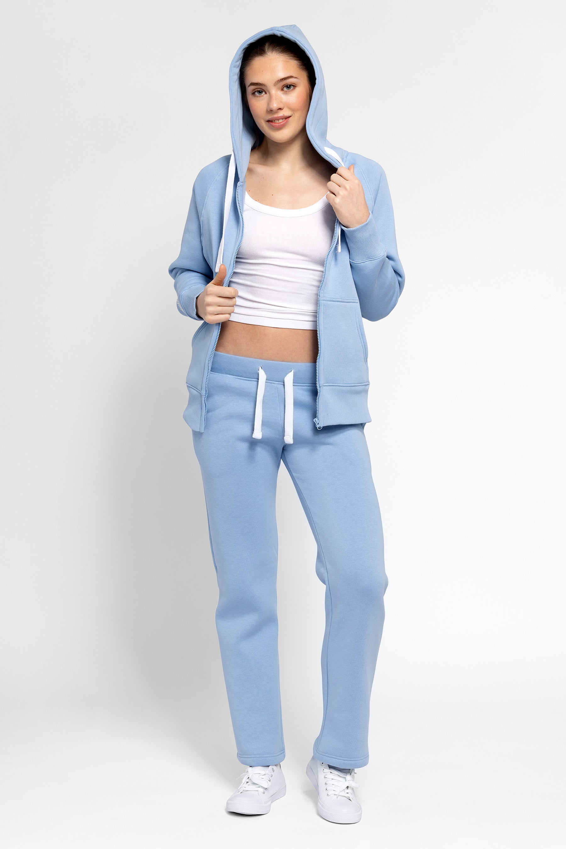 Hoodzip Unisex Original Sky blue