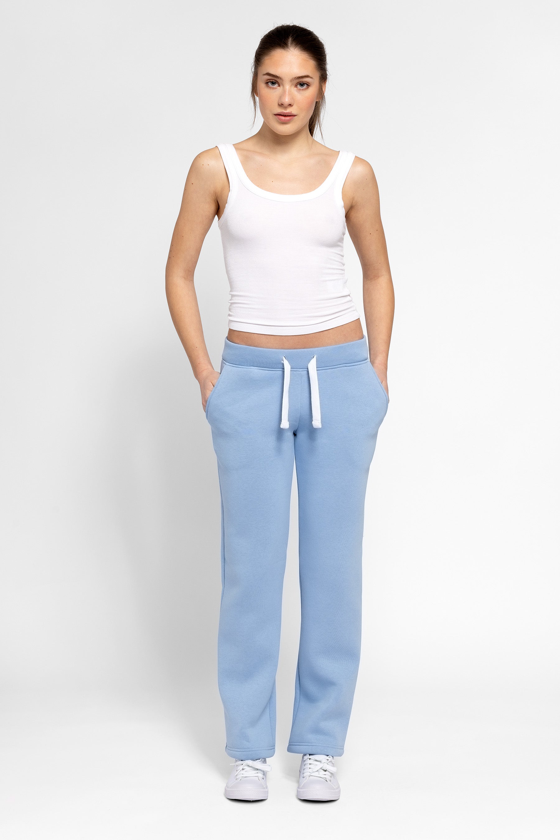 Sweatpant Girl Straight leg sky blue