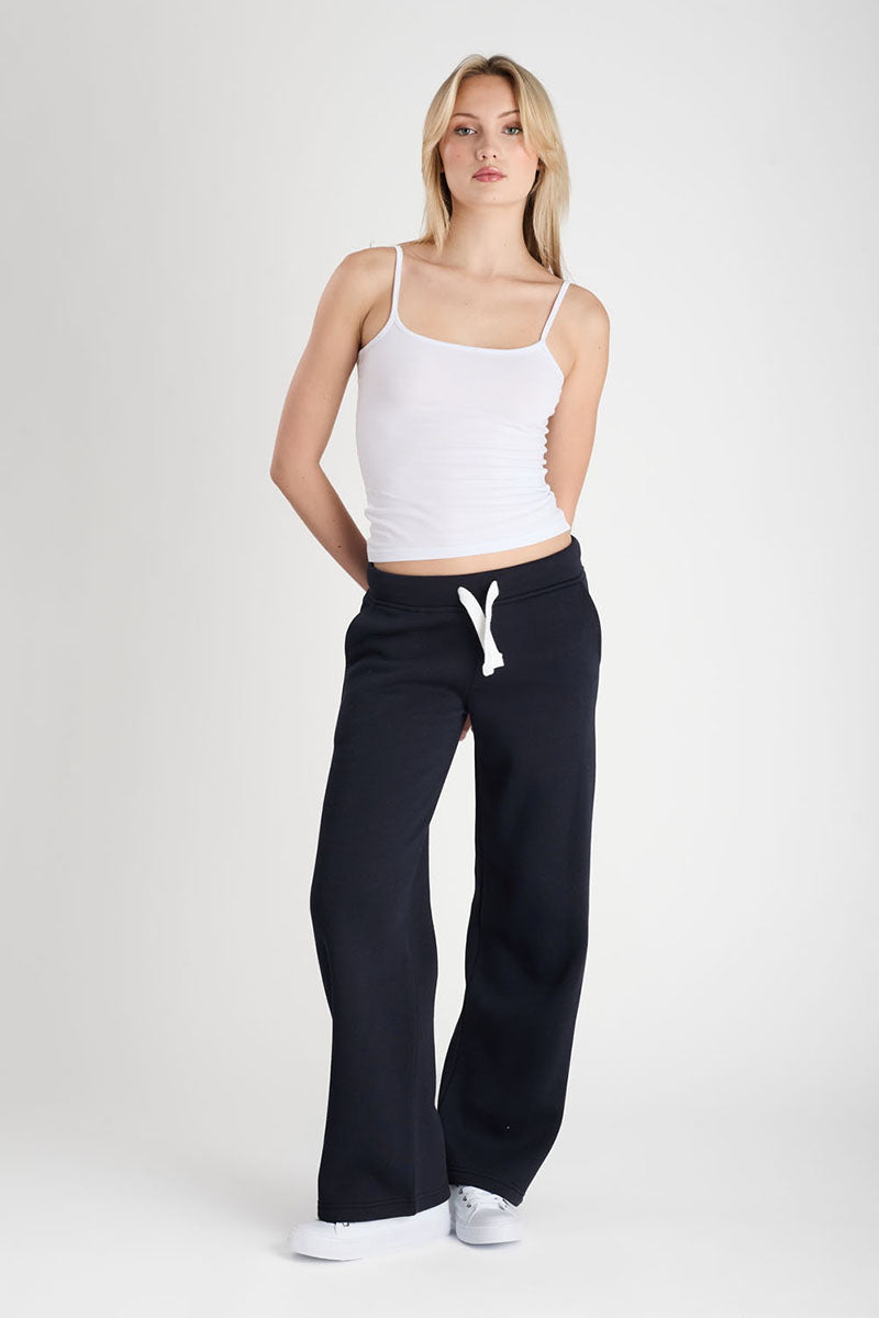 Sweatpants Girl Straight Wide Navy