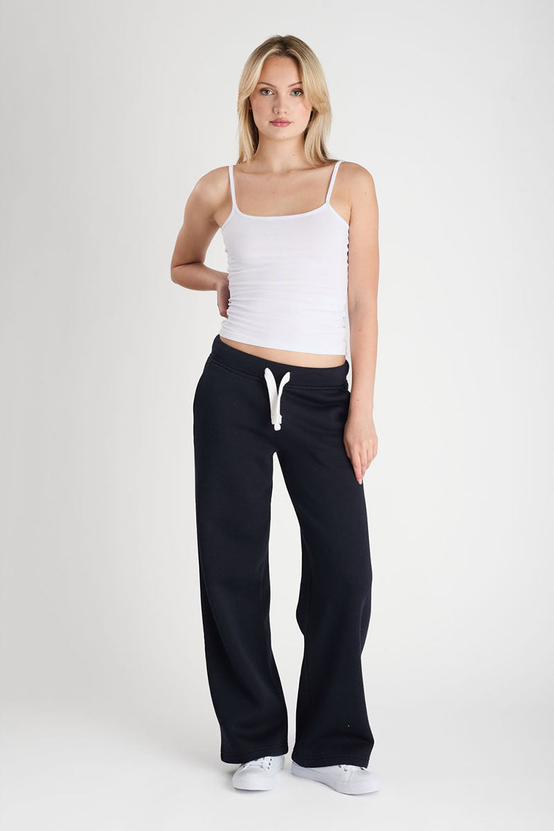 Sweatpants Girl Straight Wide Navy