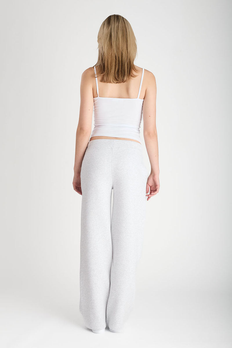 Sweatpants Girl Straight Wide Light Grey