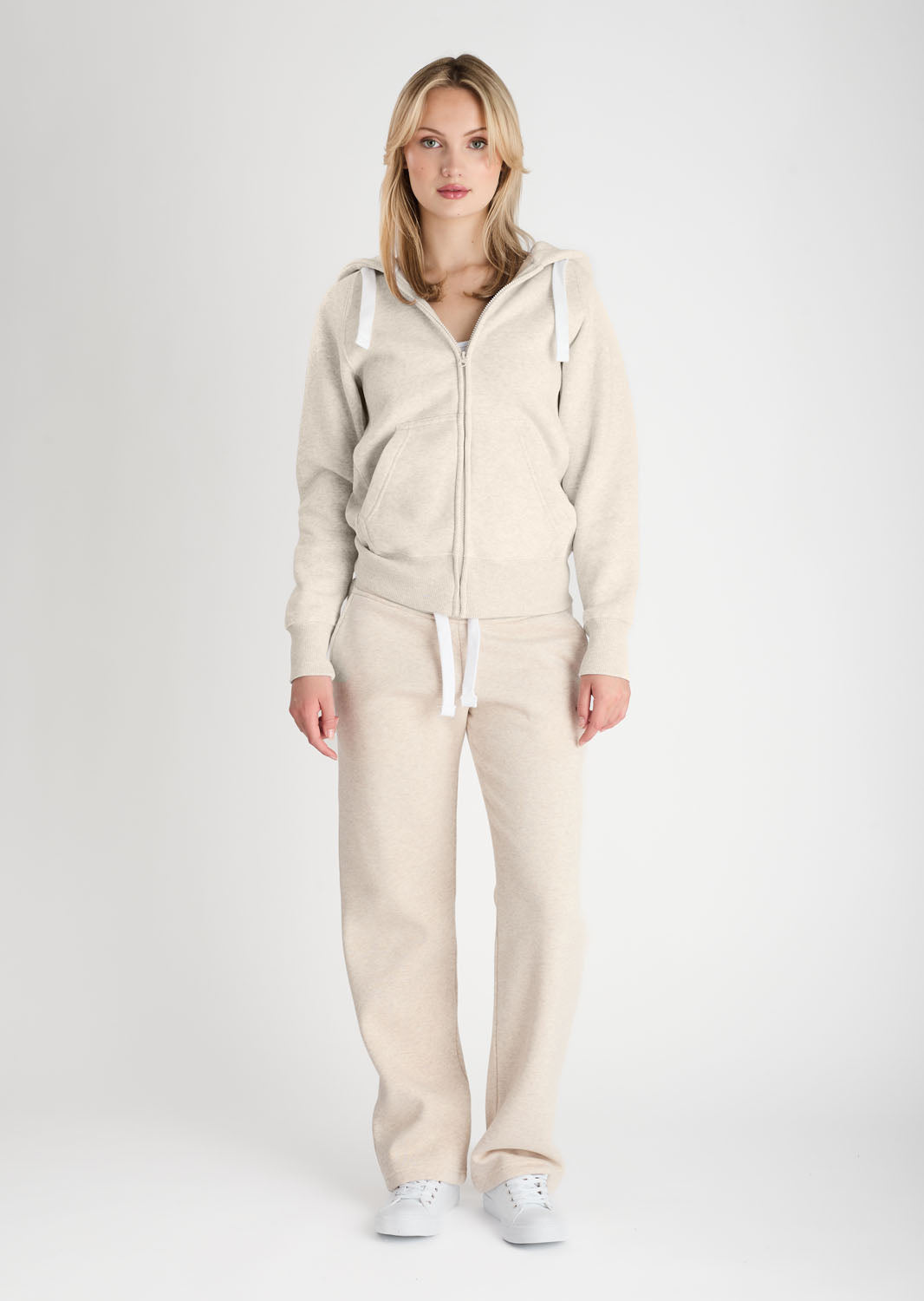 Hoodzip Unisex Original Latte melange