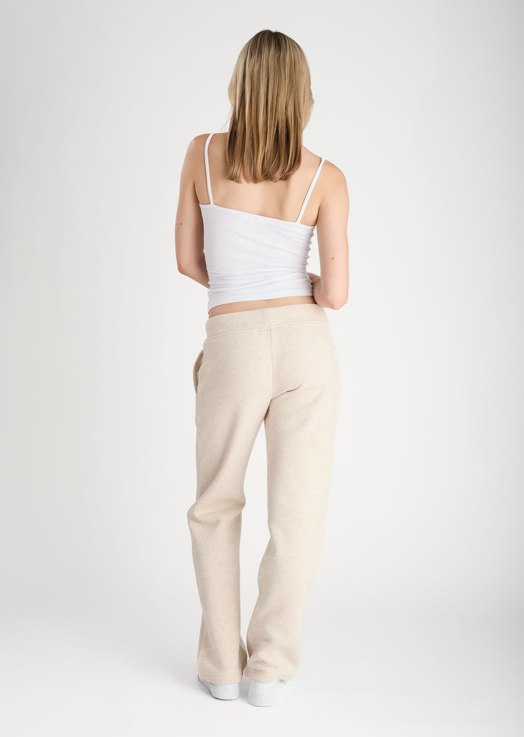 Sweatpant Girl Straight Leg Latte melange