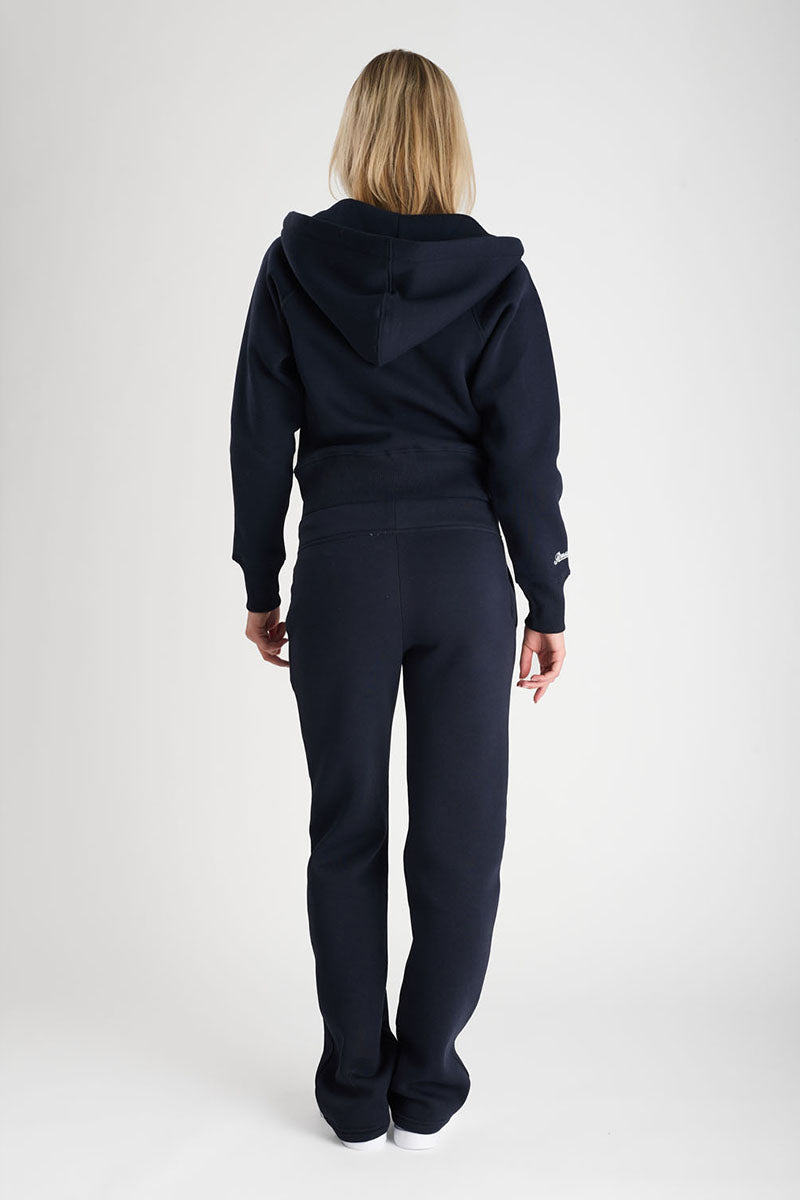 Hoodzip Girl Cropped Navy