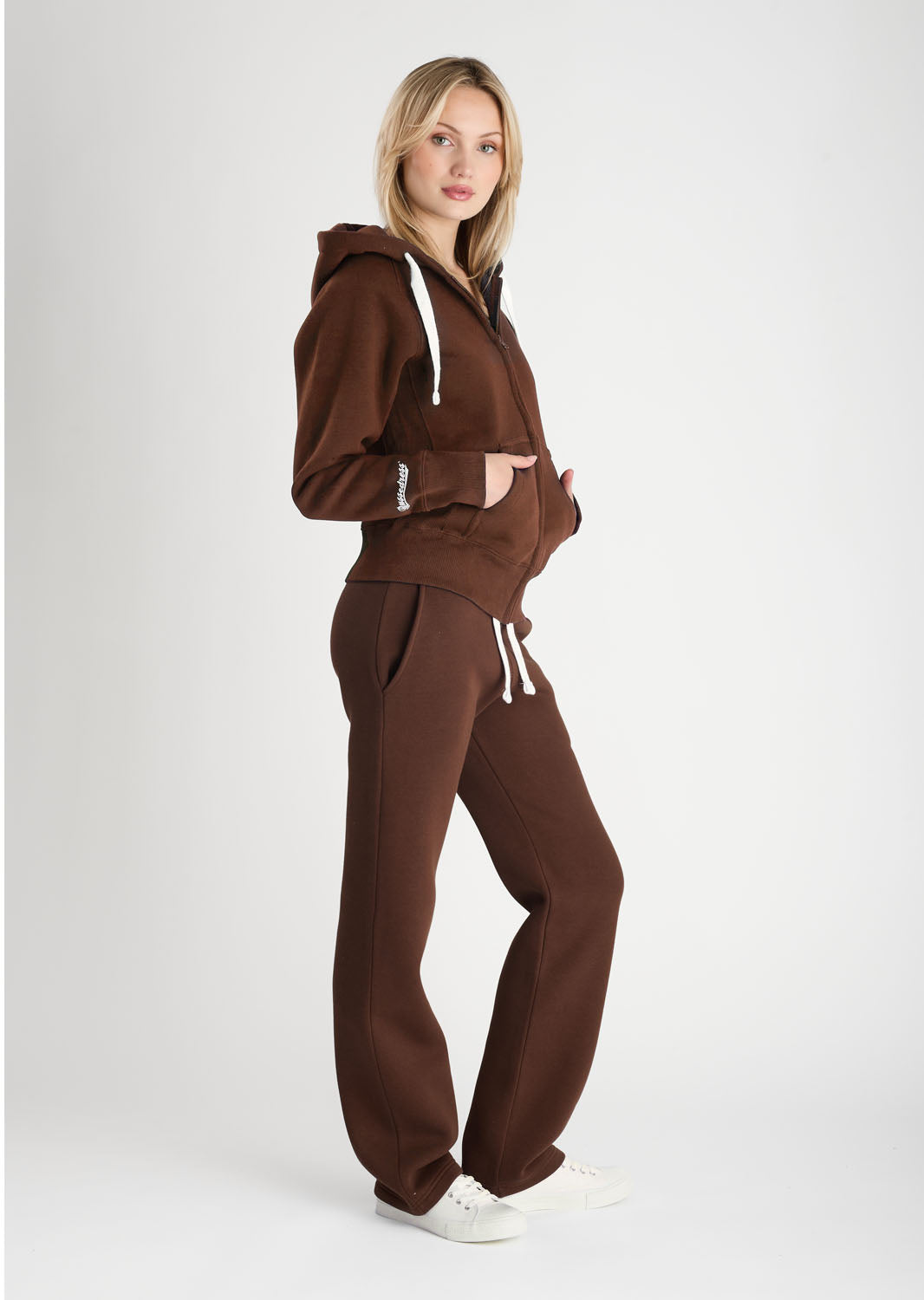 Sweatpant Girl Straight Leg Espresso