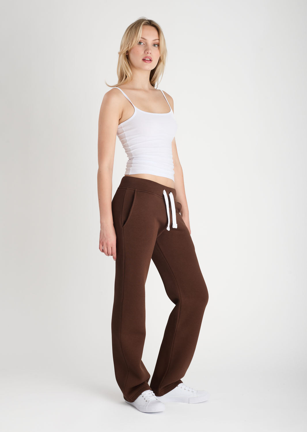Sweatpant Girl Straight Leg Espresso
